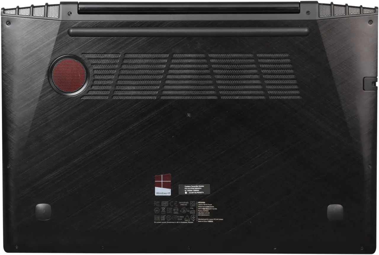 Alt view image 7 of 8 - Lenovo - 15.6" NVIDIA GeForce GTX 860M - Intel Core i7-4700HQ  - 16GB Memory - 8 GB SSD - Windows 8.1 - Gaming Laptop - (Y50 Touch (59413538) )