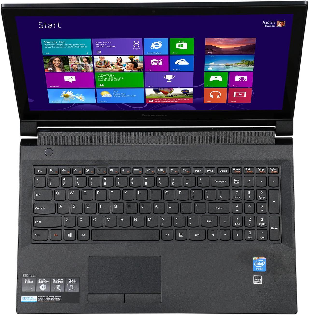Alt view image 6 of 8 - Lenovo Laptop Intel Celeron N2840 4GB Memory 500GB HDD Intel HD Graphics 15.6" Touch Screen Windows 8.1 64-Bit B5030