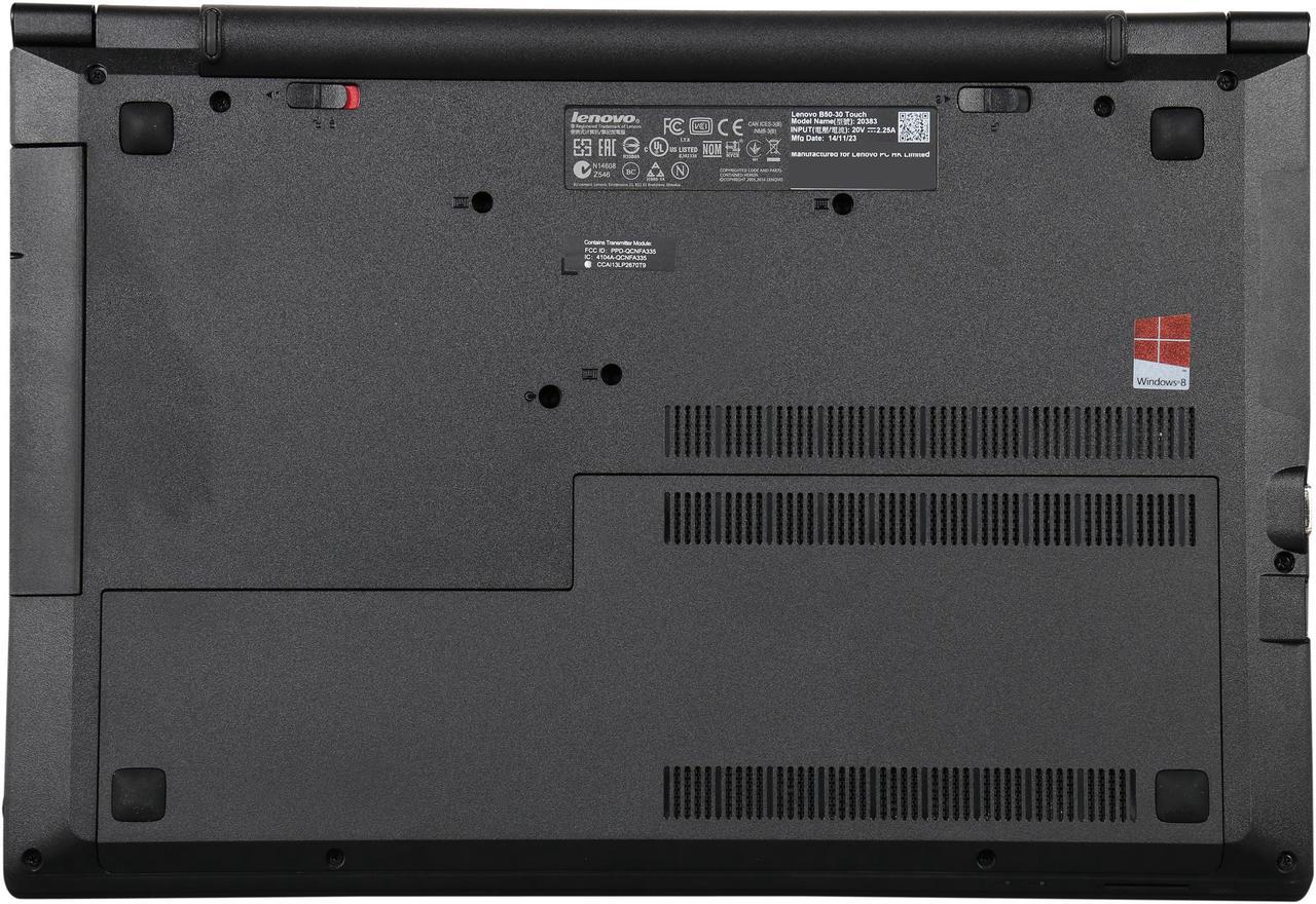 Alt view image 7 of 8 - Lenovo Laptop Intel Celeron N2840 4GB Memory 500GB HDD Intel HD Graphics 15.6" Touch Screen Windows 8.1 64-Bit B5030
