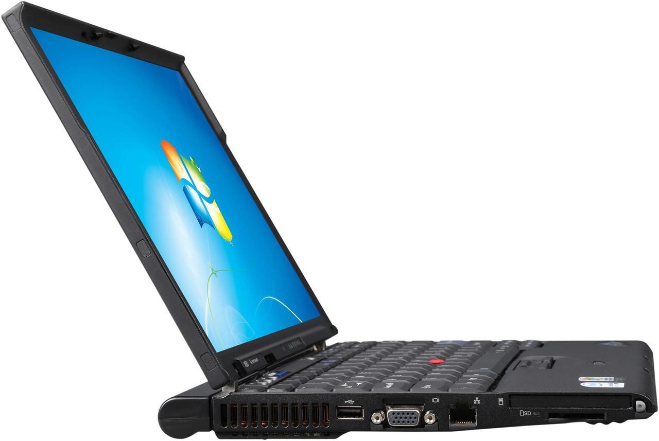 Alt view image 4 of 8 - Lenovo ThinkPad X60 12.1" Black Laptop - Intel Core Duo T2400 1.83GHz 2GB SODIMM DDR2 SATA 2.5" 80GB Windows 7 Home Premium 32-Bit