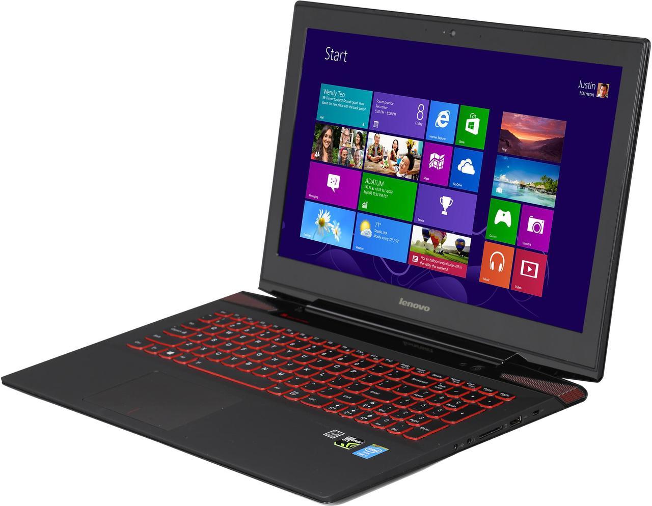 Lenovo Y50 15.6” 4K UHD Gaming Laptop with Quad Core Intel Core i7 4700HQ 2.40GHz (3.40Ghz Turbo), 16GB Memory, 256GB SSD, NVIDIA GeForce GTX 860M 2GB, Windows 8.1 64-Bit