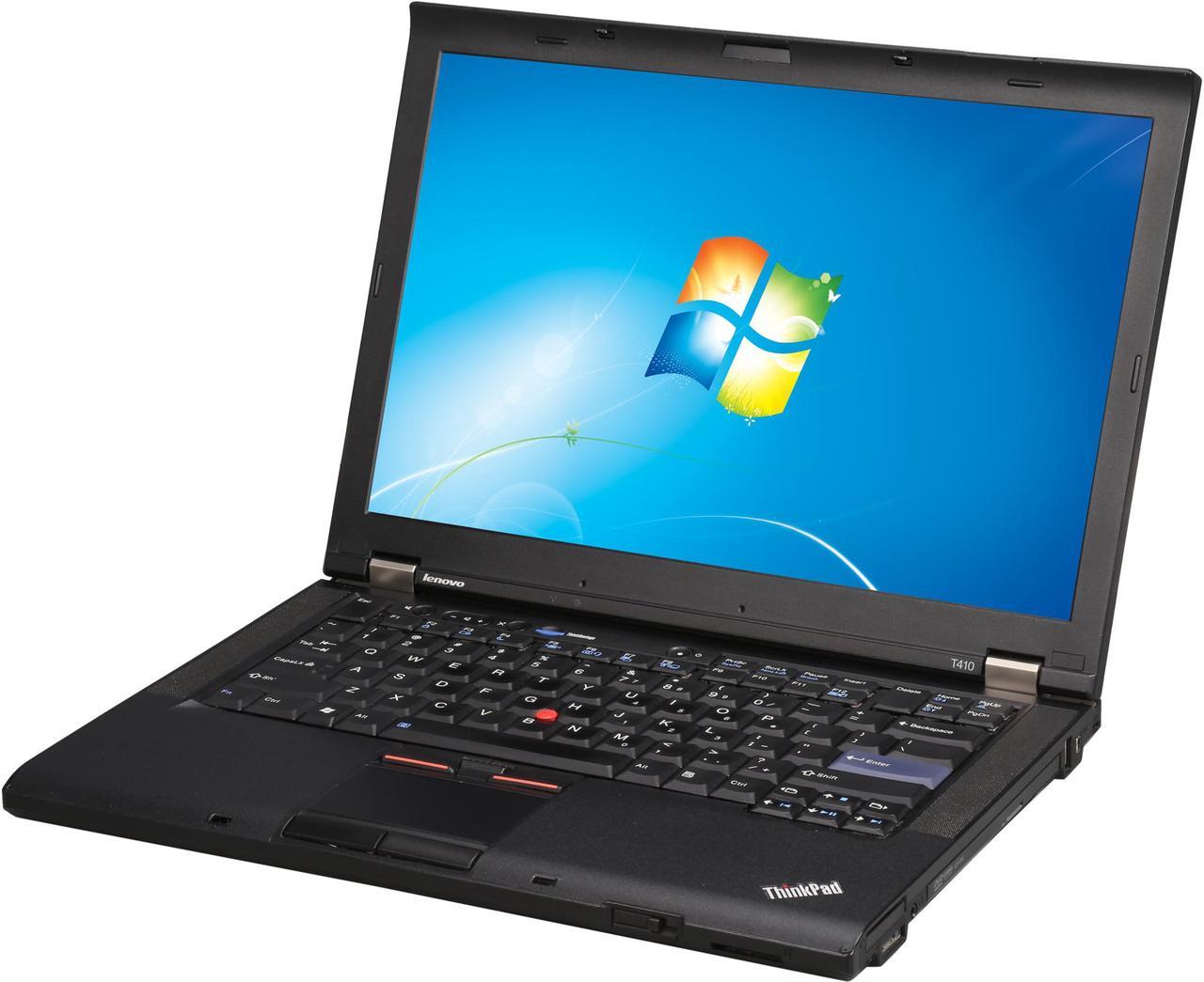 Lenovo Laptop ThinkPad Intel Core i5-520M 4GB Memory 250GB HDD Integrated Graphics 14.1" Windows 7 Professional T410