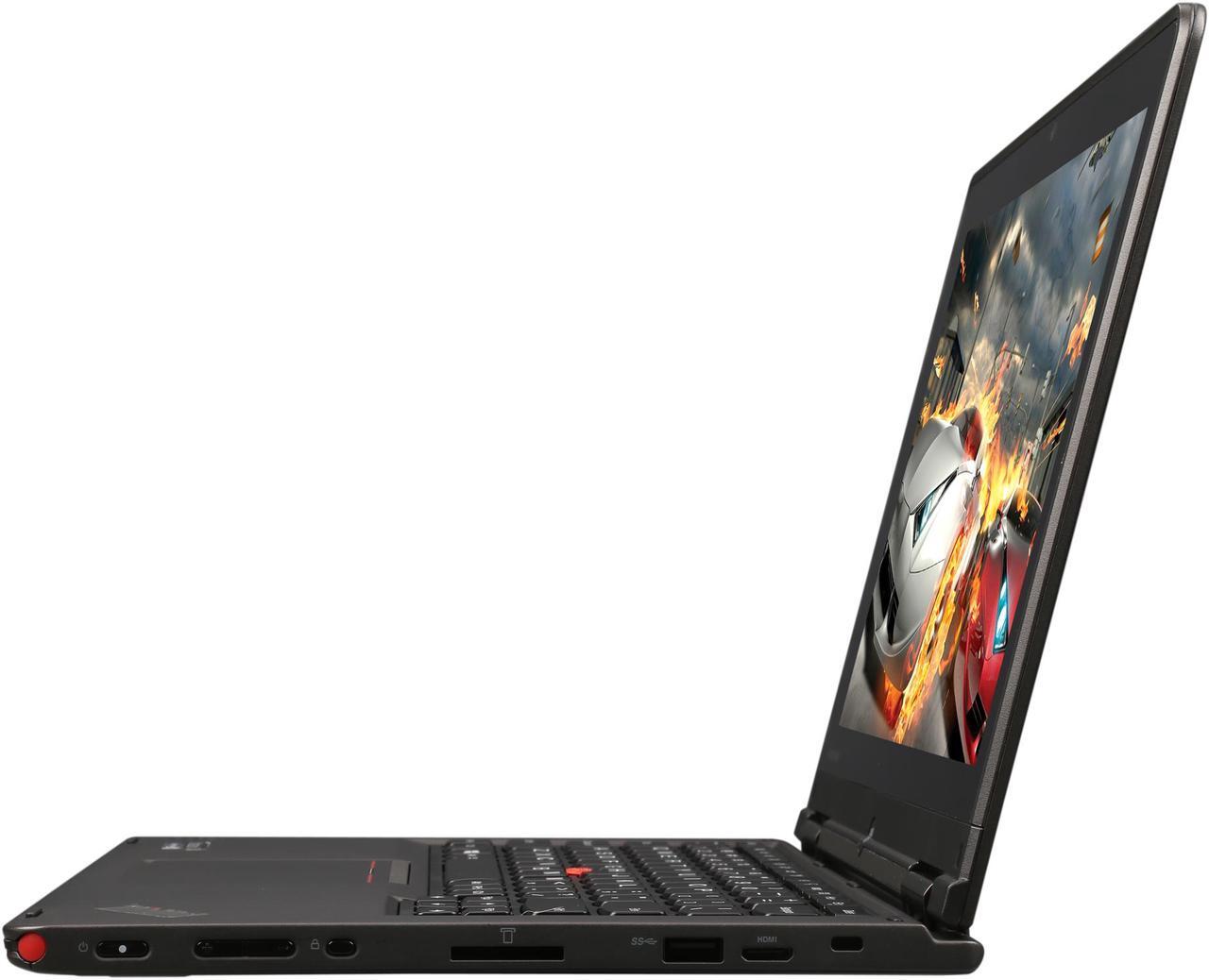 Alt view image 2 of 8 - 20CDS02B00, Lenovo ThinkPad Yoga Signature Edition - 12.5" 2-in-1 Touchscreen Gaming Laptop - Intel i5 Haswell / 8 GB RAM / 128 GB SSD / WiFi / Webcam / Windows 8.1 - Black