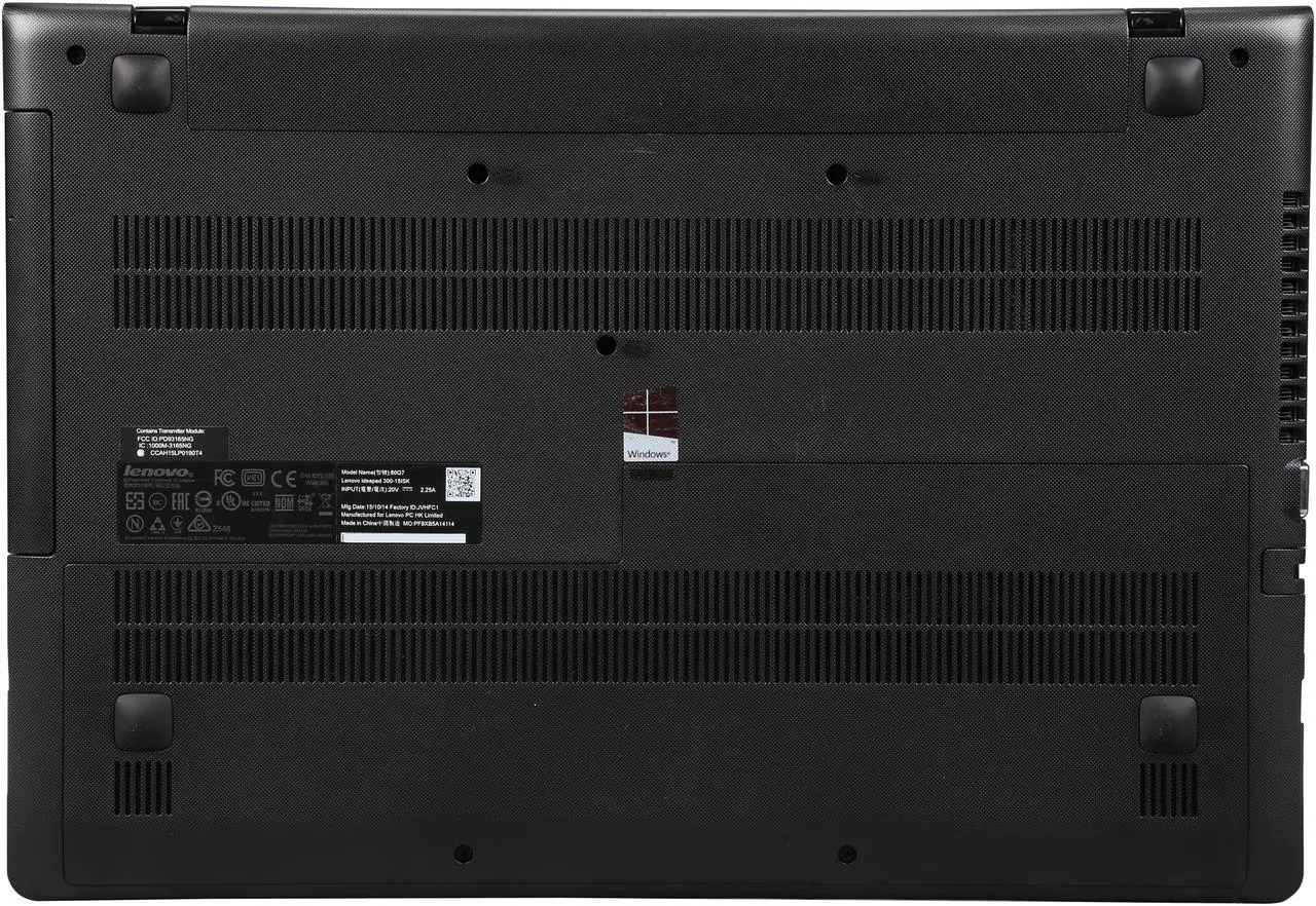 Alt view image 7 of 8 - Lenovo Laptop IdeaPad 300 Intel Core i7-6500U 8GB Memory 1TB HDD Intel HD Graphics 520 15.6" Non-Touch Screen Windows 10 Home 80Q70020US