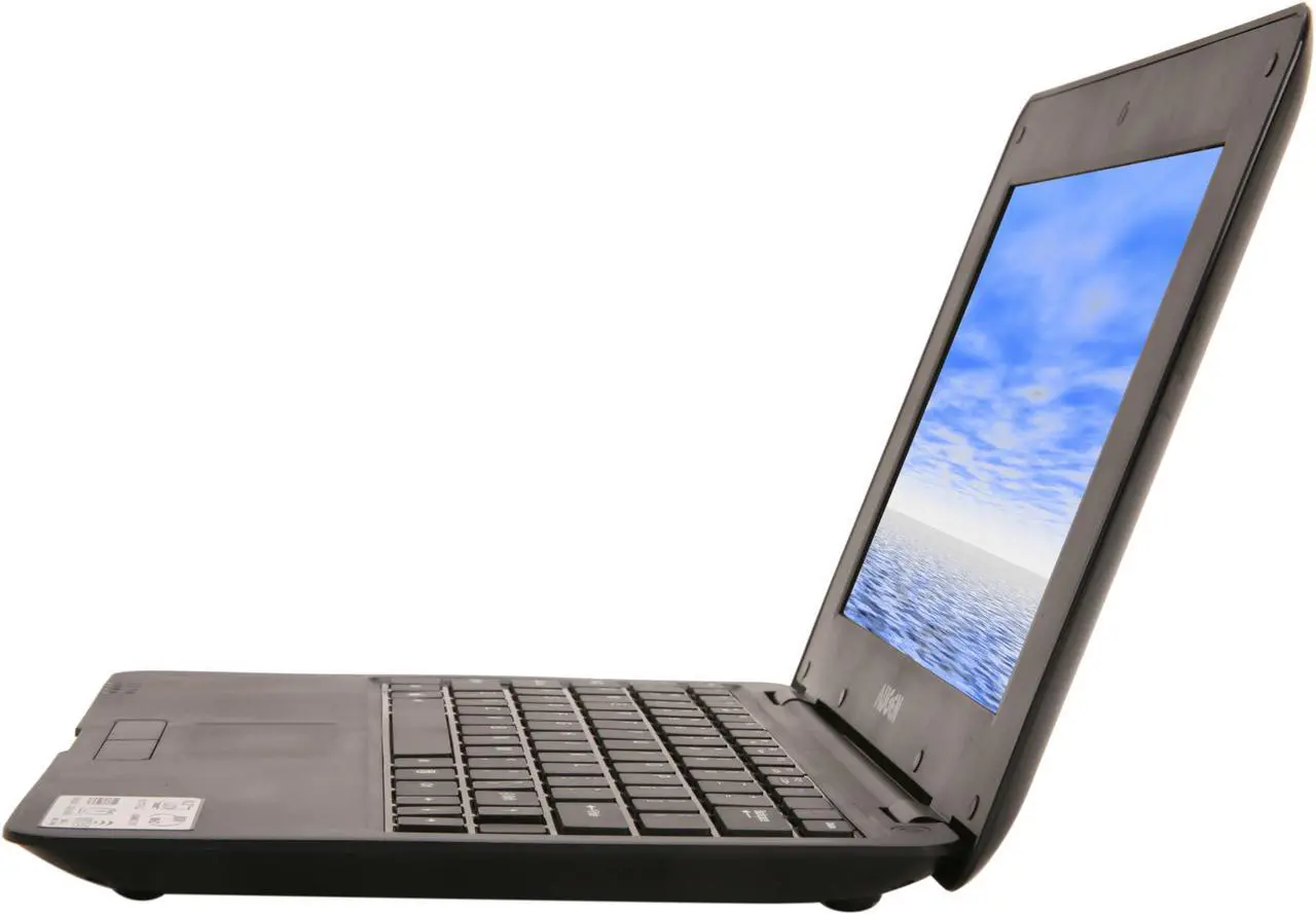 Alt view image 2 of 8 - Augen GENBOOK NBA10800A Black ARM11 800 MHz 10.2" WSVGA 256MB DDR2 Memory Netbook Powered by Android