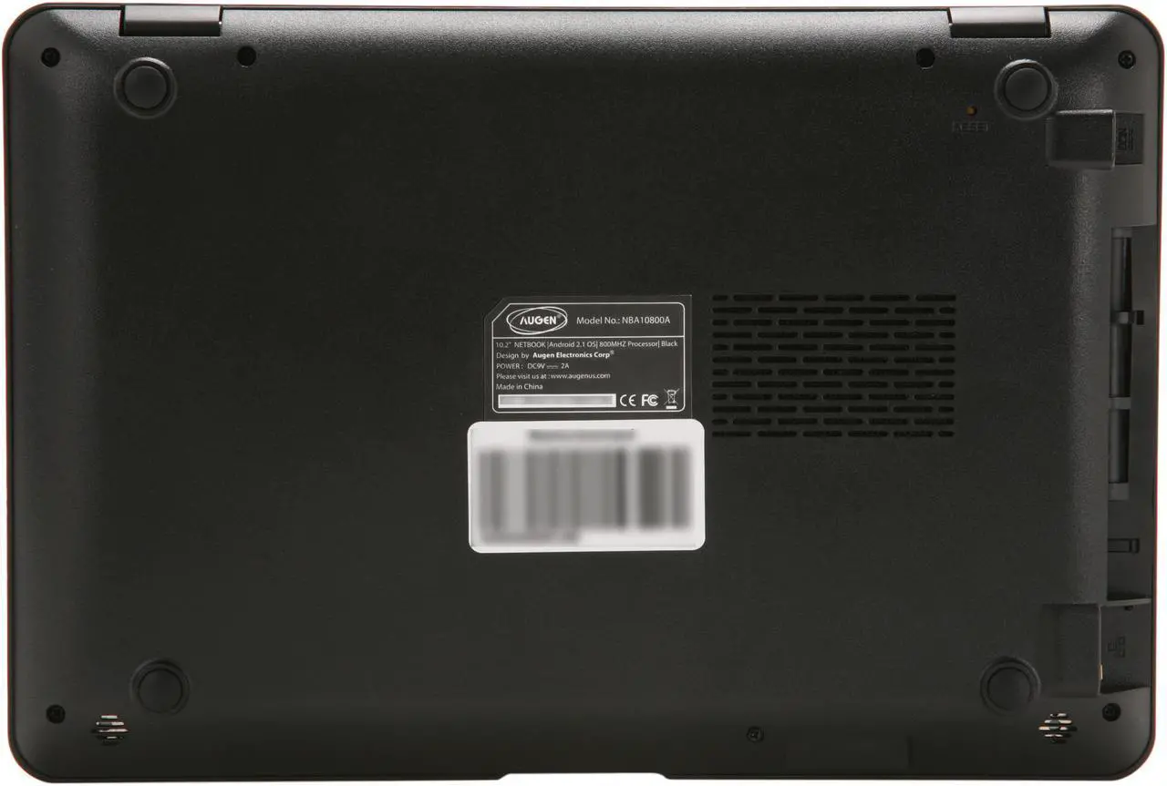 Alt view image 7 of 8 - Augen GENBOOK NBA10800A Black ARM11 800 MHz 10.2" WSVGA 256MB DDR2 Memory Netbook Powered by Android