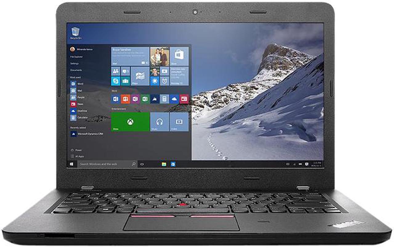 Main image of Lenovo Laptop ThinkPad Intel Core i5-6200U 4GB Memory 500GB HDD Intel HD Graphics 520 14.0" Non-Touch Screen Windows 7 Professional 64-Bit (downgrade from Windows 10 Pro) E460 (20ET0014US)