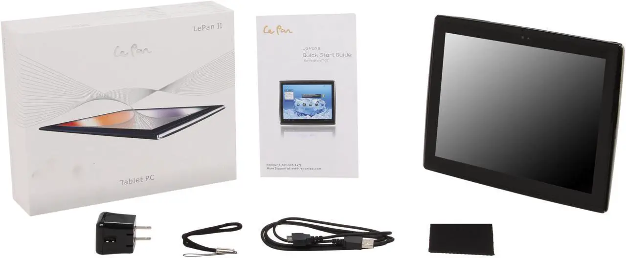 Alt view image 9 of 9 - Le Pan II Tablet PC Qualcomm APQ8060(1.2GHz) 9.7" XGA 1GB Memory DDR2 8GB NAND Flash HDD
