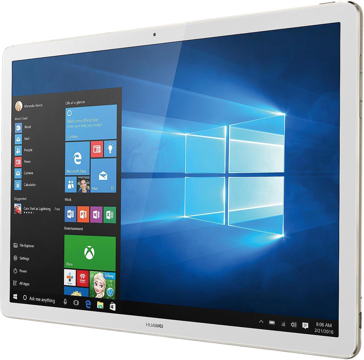 Alt view image 9 of 19 - Huawei MateBook HZ-W19 Intel Core M5 6Y54 (1.10 GHz) 8 GB Memory 256 GB SSD 12" Touchscreen 2160 x 1440 2-in-1 Laptop Windows 10 Home