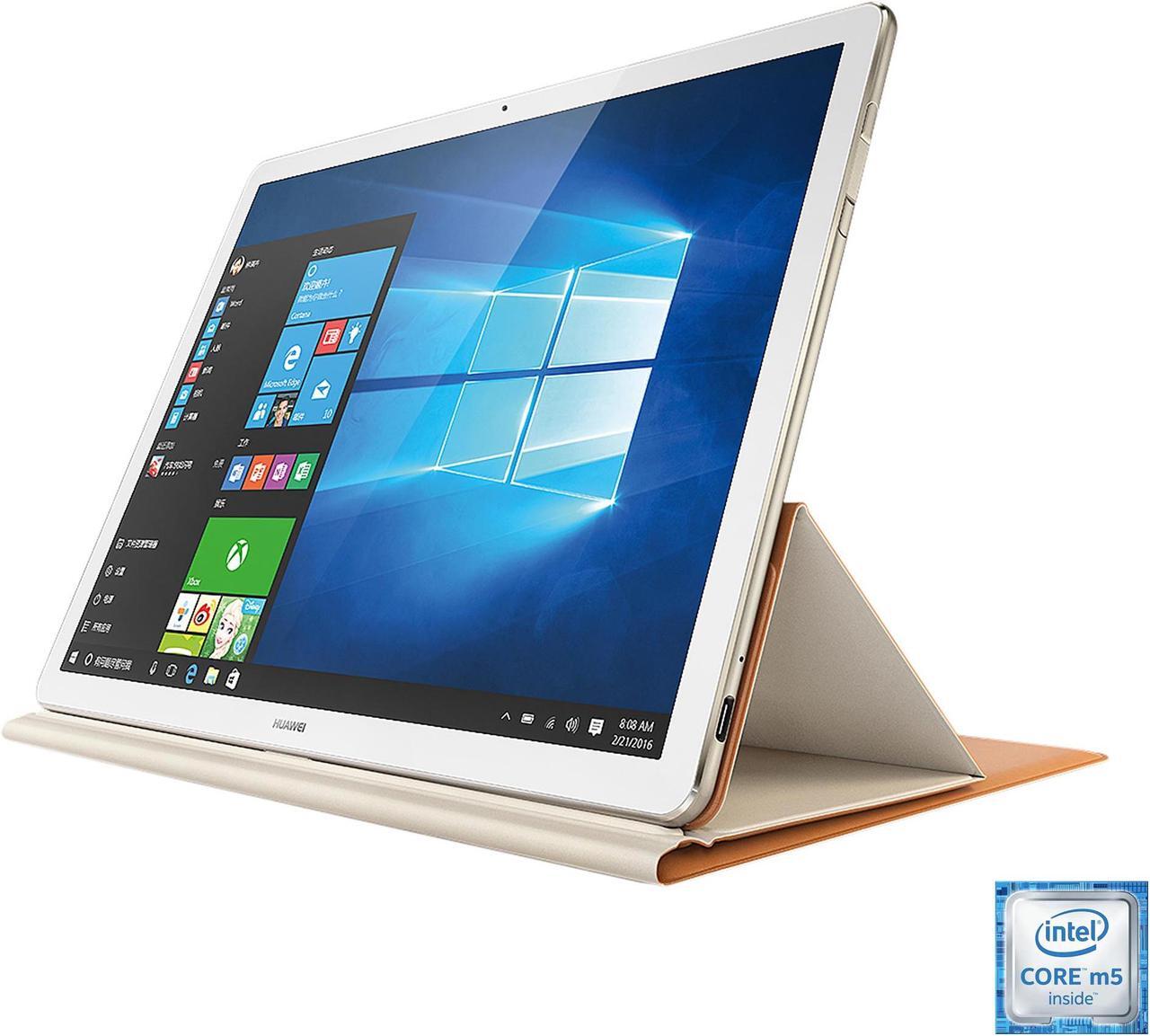 Main image of Huawei MateBook HZ-W19 Intel Core M5 6Y54 (1.10 GHz) 8 GB Memory 256 GB SSD 12" Touchscreen 2160 x 1440 2-in-1 Laptop Windows 10 Home