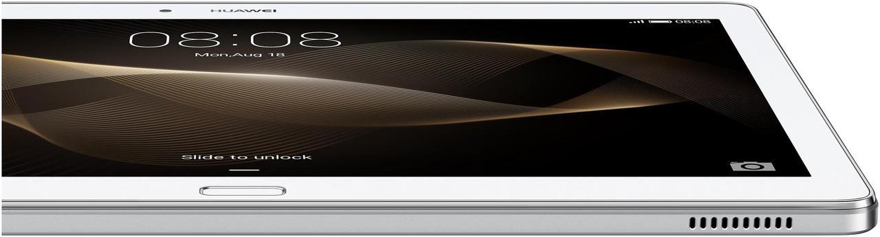 Alt view image 5 of 10 - Huawei + Harman Kardon MediaPad M2 10.1" Quad Core Android (Lollipop) + EMUI Tablet 2 GB Memory 16 GB Flash, Silver/White (US Warranty)