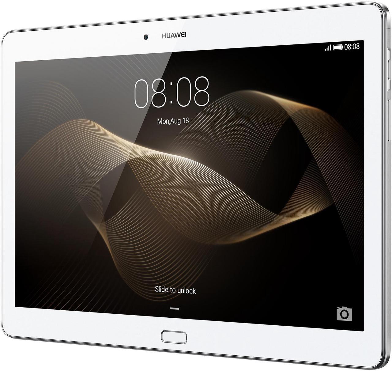 Alt view image 3 of 10 - Huawei + Harman Kardon MediaPad M2 10.1" Quad Core Android (Lollipop) + EMUI Tablet 2 GB Memory 16 GB Flash, Silver/White (US Warranty)