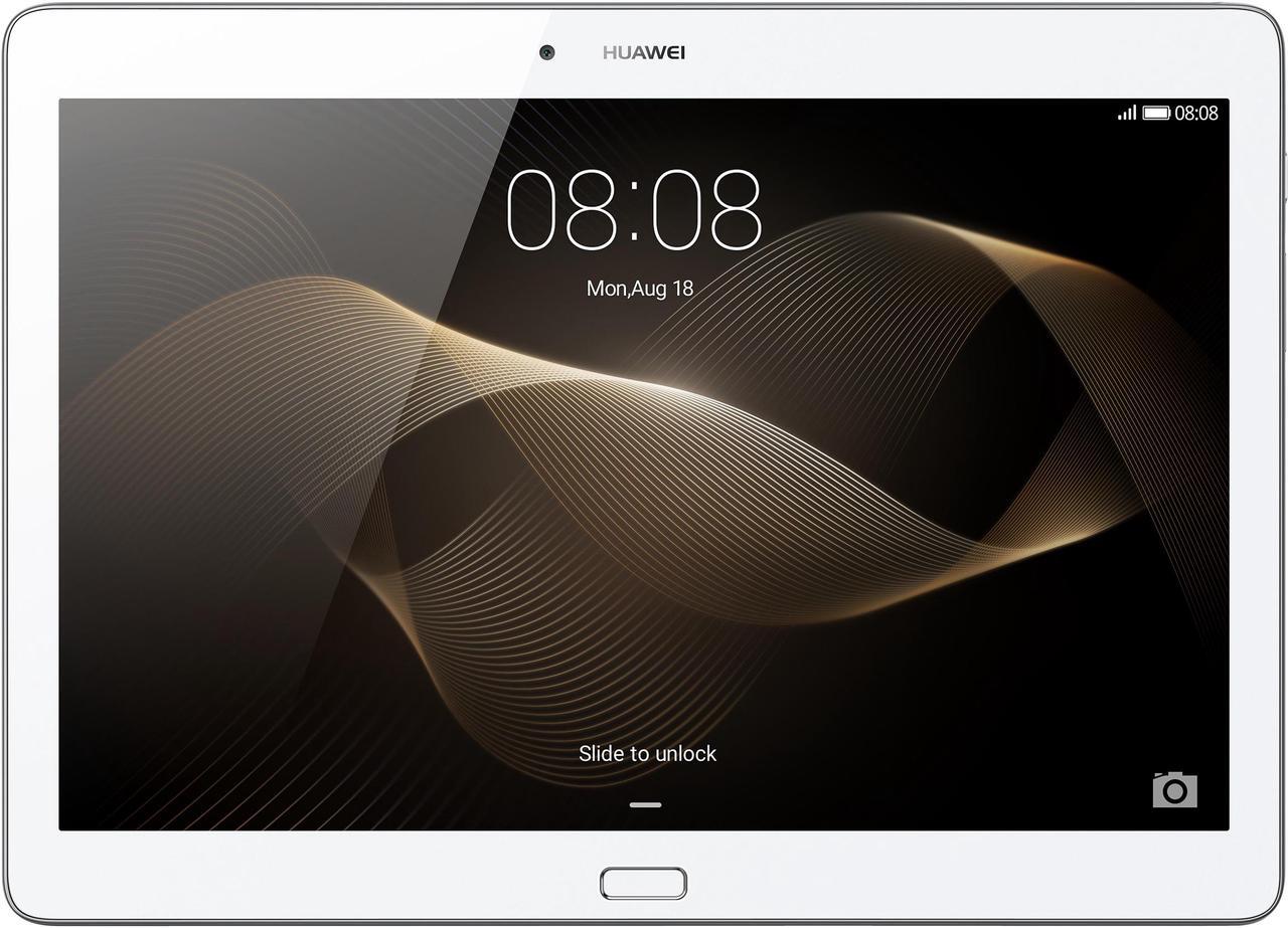 Main image of Huawei + Harman Kardon MediaPad M2 10.1" Quad Core Android (Lollipop) + EMUI Tablet 2 GB Memory 16 GB Flash, Silver/White (US Warranty)