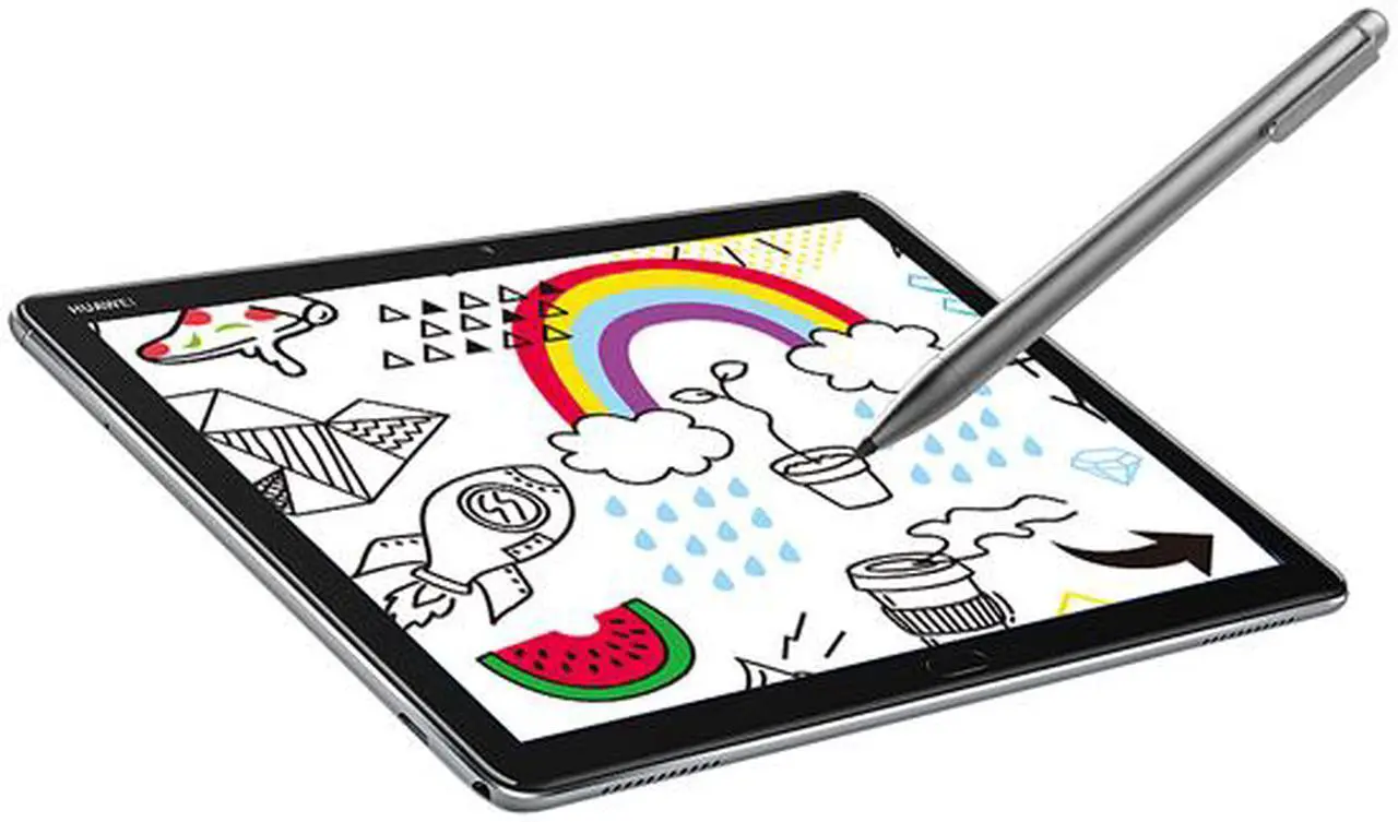Alt view image 7 of 8 - HUAWEI MediaPad M5 Lite Tablet, 10.1" Full HD Display, 3 GB RAM + 32 GB ROM, Android 8.0, Octa-Core Processor, Space Gray - Bach2-W19C 53010FBP