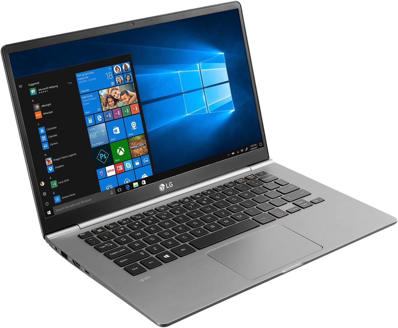 Alt view image 2 of 10 - LG Laptop Gram Intel Core i7-8550U 8GB Memory 512 GB M.2 SATA SSD Intel UHD Graphics 620 14.0" Touch Screen Windows 10 Home 64-Bit 14Z980-A.AAS7U1