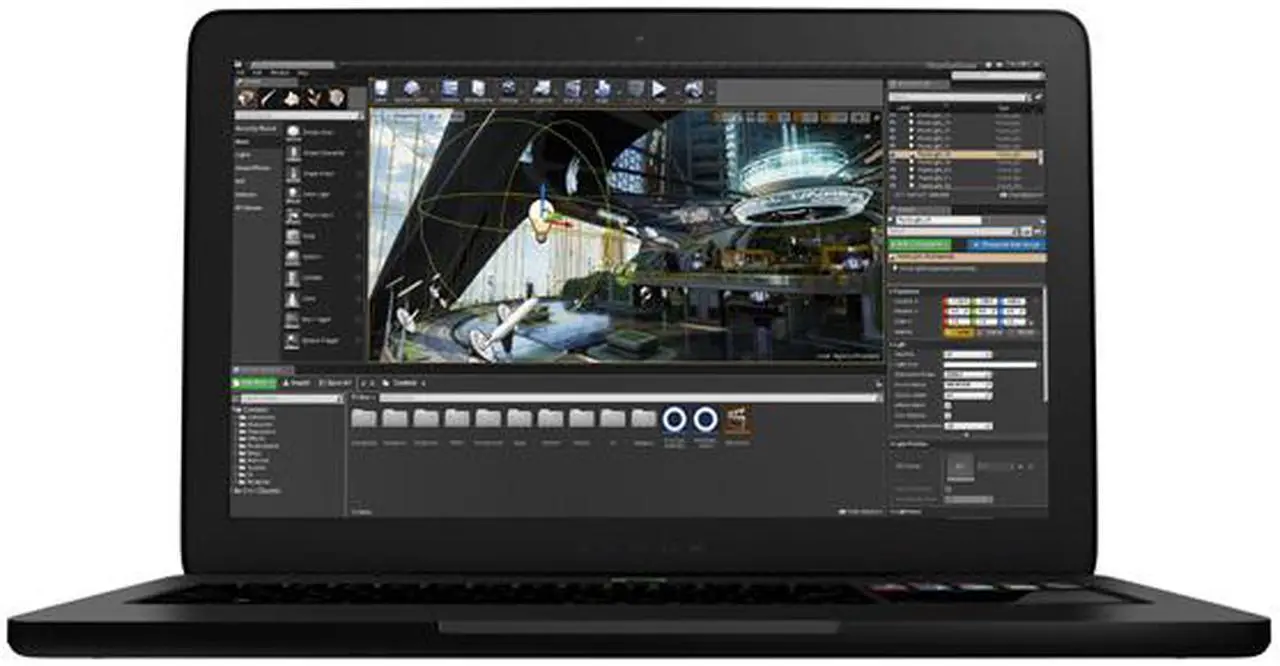 Alt view image 6 of 18 - Razer Blade Pro RZ09-01172E51-R3U1 Gaming Laptop Intel Core i7 4720HQ (2.60GHz) 16 GB Memory 256 GB SSD NVIDIA GeForce GTX 960M 4 GB GDDR5 17.3" Windows 10 Home