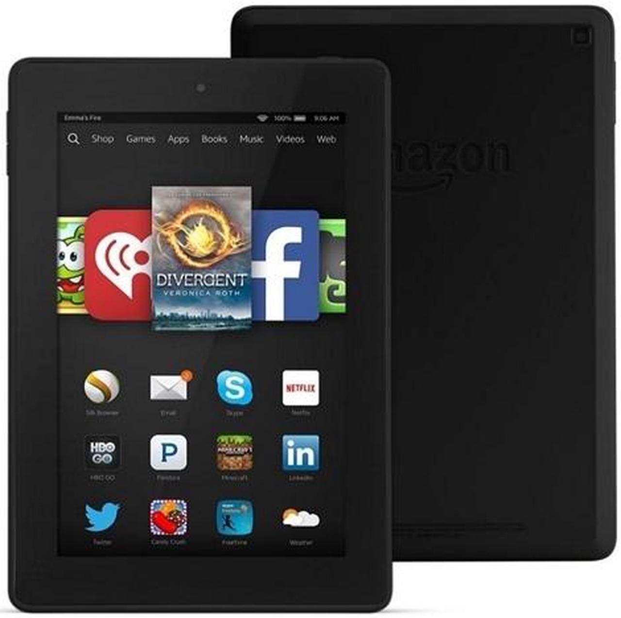 Main image of Amazon Kindle Fire HD 6 Cortex A7 X4 1.50GHz 6",Black 4th Generation (Refurbished)