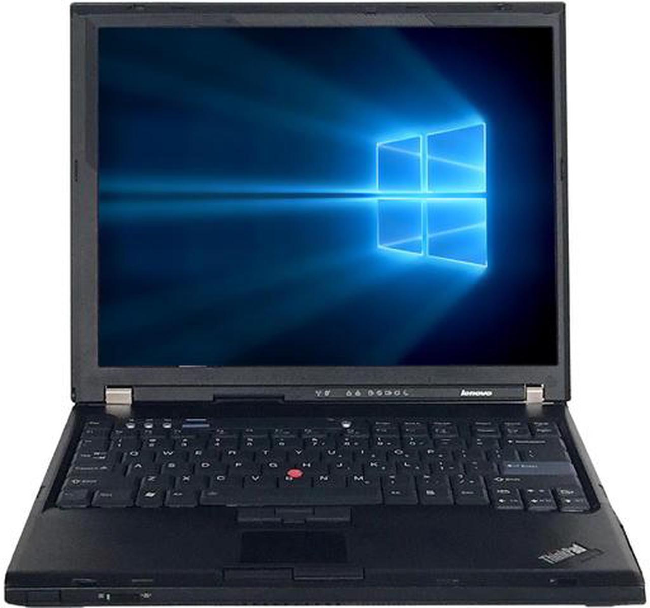 Lenovo Laptop ThinkPad Intel Core 2 Duo T7100 2GB Memory 80GB HDD Discrete Graphics Card 15.4" Windows 10 Home R61P