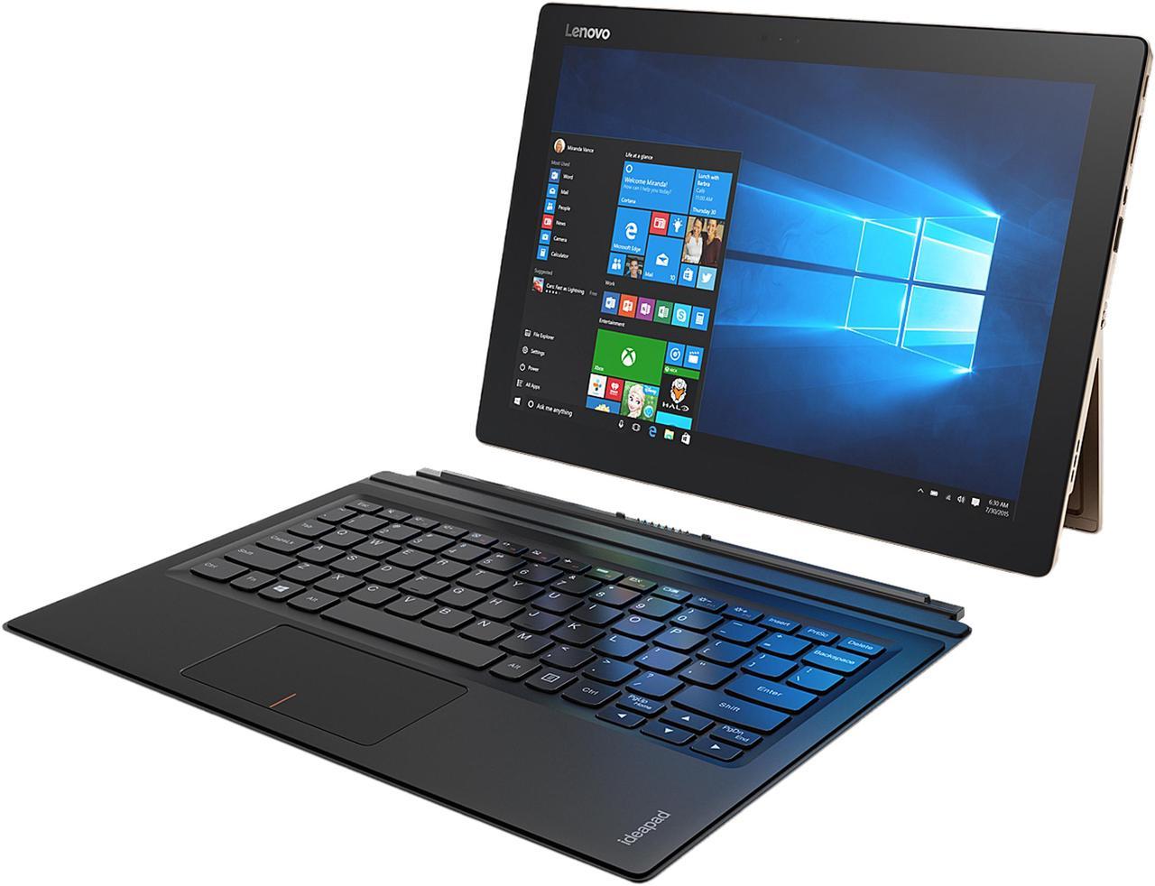 Lenovo Miix Intel Core i7-6500U 8GB Memory 256 GB PCIe SSD Intel HD Graphics 520 12.2" Touchscreen 2-in-1 Tablet (French) Windows 10 Pro 510 (80U10073CF)