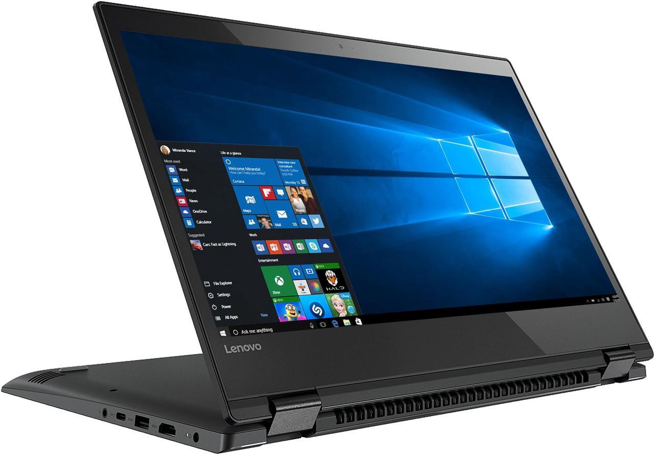Main image of Lenovo Flex 5 1470 80XA0001US Intel Core i5 7th Gen 7200U (2.50 GHz) 8 GB Memory 128 GB SSD 14" Touchscreen 1920 x 1080 Convertible 2-in-1 Laptop Windows 10 Home 64-Bit