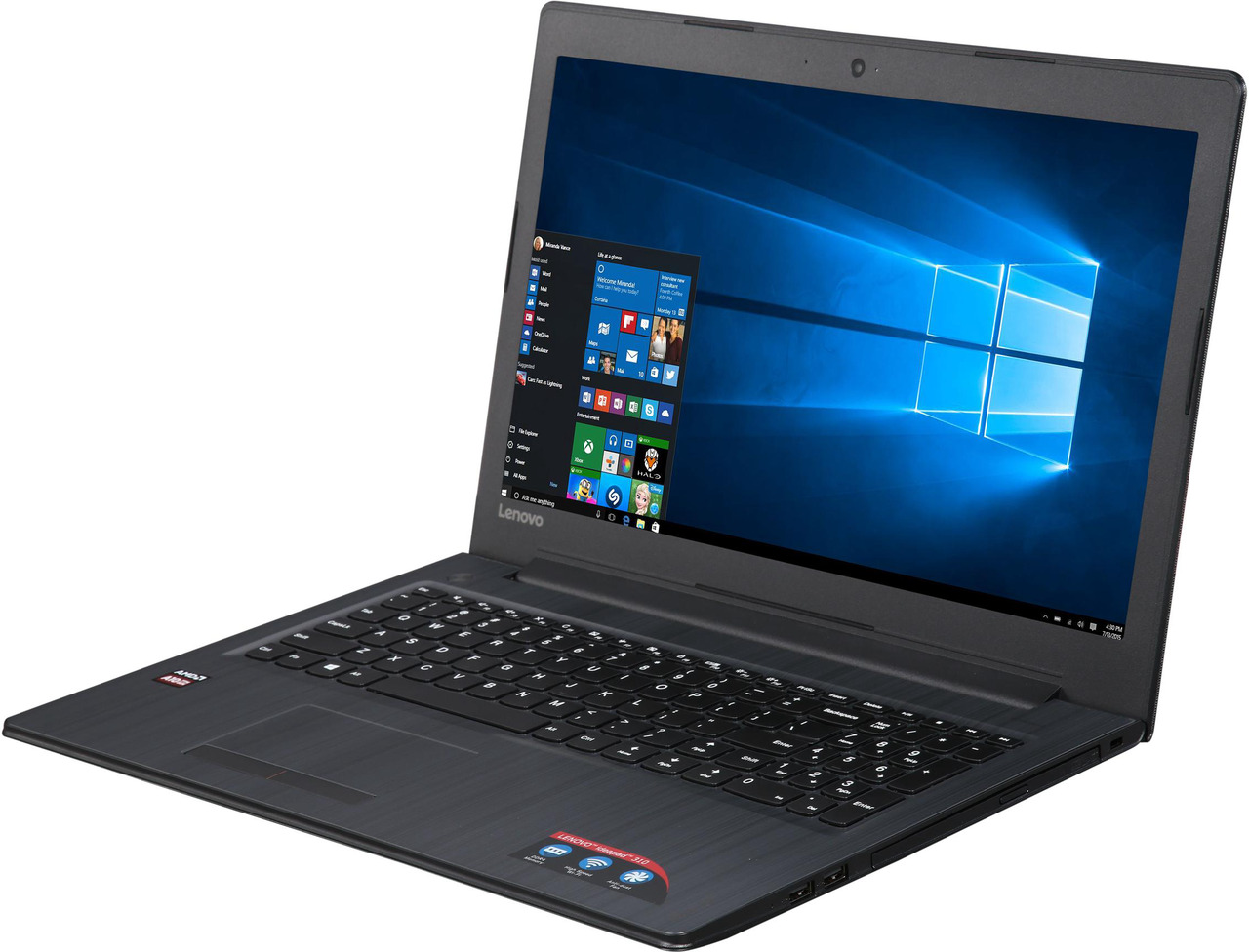 Open Box: Lenovo Laptop IdeaPad AMD A10-9600P 12GB Memory 1TB HDD AMD ...