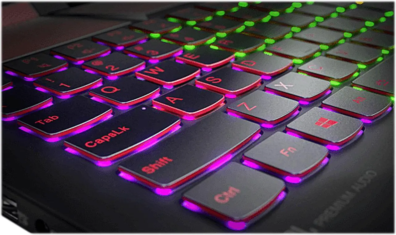 Alt view image 14 of 20 - Lenovo Y720-15IKB 80VR002HUS 15.6" 4K/UHD GTX 1060 6 GB VRAM i7-7700HQ 16 GB Memory 256 GBB SSD + 1 TB HDD Windows 10 Home VR Ready Gaming Laptop