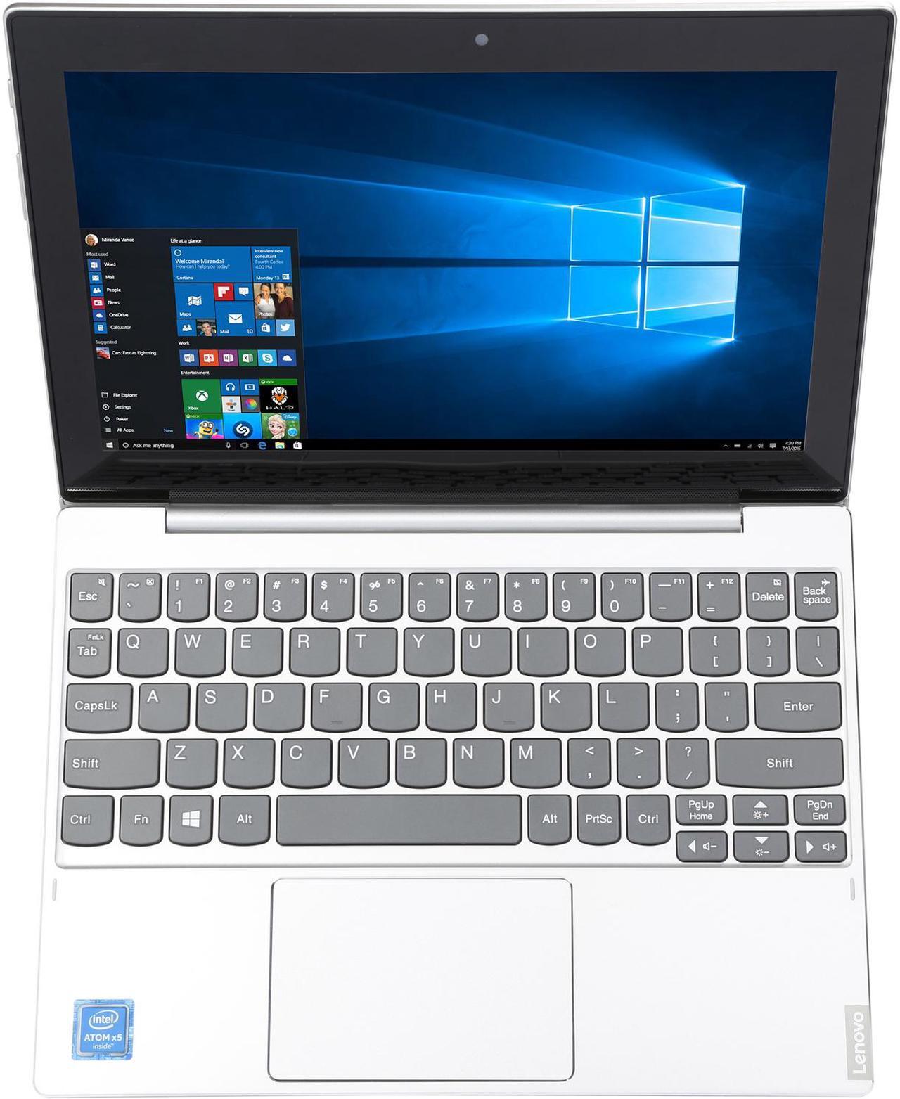 Alt view image 7 of 20 - Lenovo Miix Intel Atom x5-Z8350 2GB Memory 64 GB eMMC SSD Intel HD Graphics 400 10.1" Touch Screen 1280 x 800 Detachable 2-in-1 Laptop Windows 10 Home 320 (80XF000DUS)