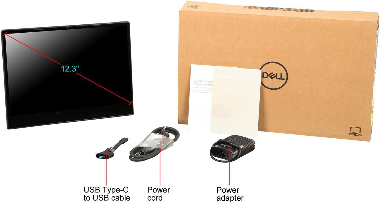 Alt view image 10 of 9 - DELL Latitude 7285 Intel Core i5-7Y57 8GB Memory 256 GB SSD Intel HD Graphics 615 12.3" Touch Screen 2880 x 1920 Detachable 2-in-1 Laptop Windows 10 Pro 64-bit PY9V9