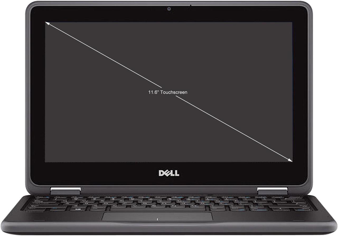 Alt view image 2 of 6 - DELL Laptop Intel Pentium N4200 4GB Memory 128 GB SSD 11.6" Touch Screen Windows 10 Pro 64bit 3189