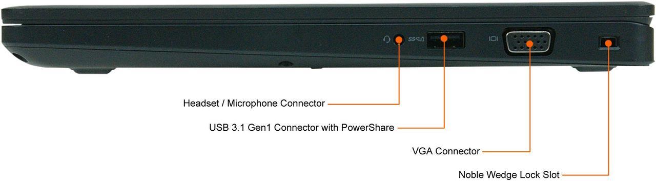 Alt view image 5 of 12 - DELL Grade A Laptop Latitude Intel Core i5-8250U 16GB Memory 256 GB PCIe SSD Intel UHD Graphics 620 14.0" Non-Touch Screen Windows 11 Pro 64-bit 5490