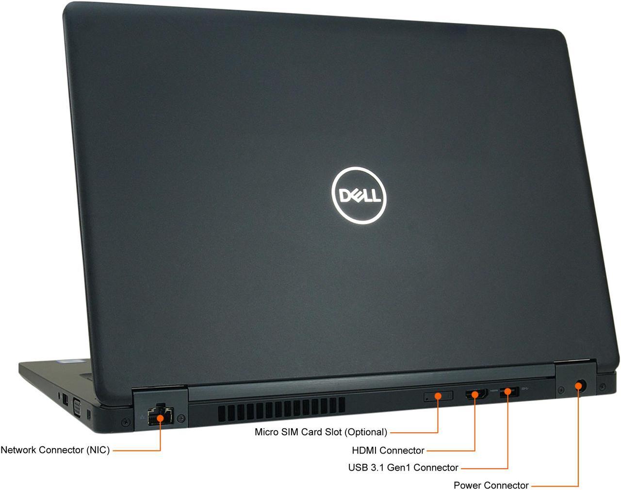 Alt view image 9 of 12 - DELL Grade A Laptop Latitude Intel Core i5-8250U 16GB Memory 256 GB PCIe SSD Intel UHD Graphics 620 14.0" Non-Touch Screen Windows 11 Pro 64-bit 5490