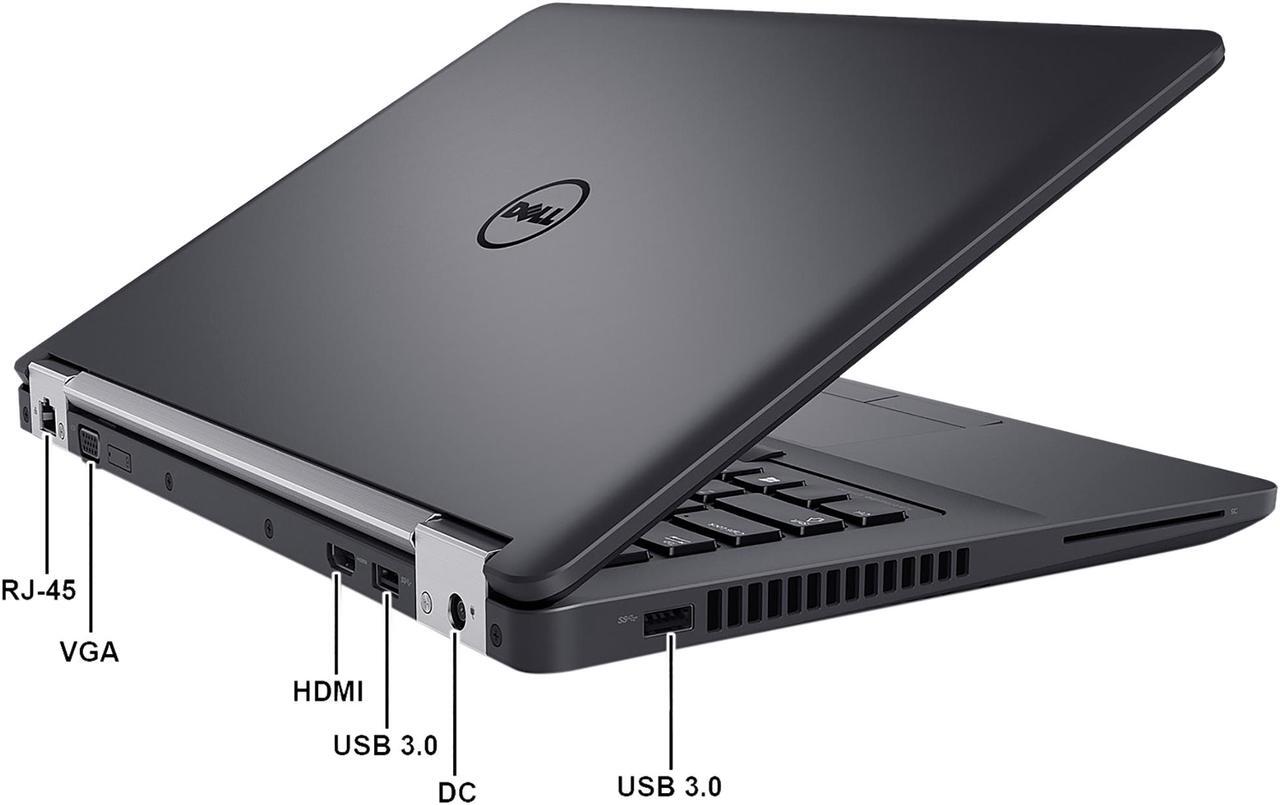 Alt view image 4 of 6 - DELL Laptop Latitude E5470 Intel Core i7 6th Gen 6600U (2.60GHz) 16 GB Memory 512 GB SSD Intel HD Graphics 520 14.0" Windows 10 Pro 64-bit (Grade A Refurbished)
