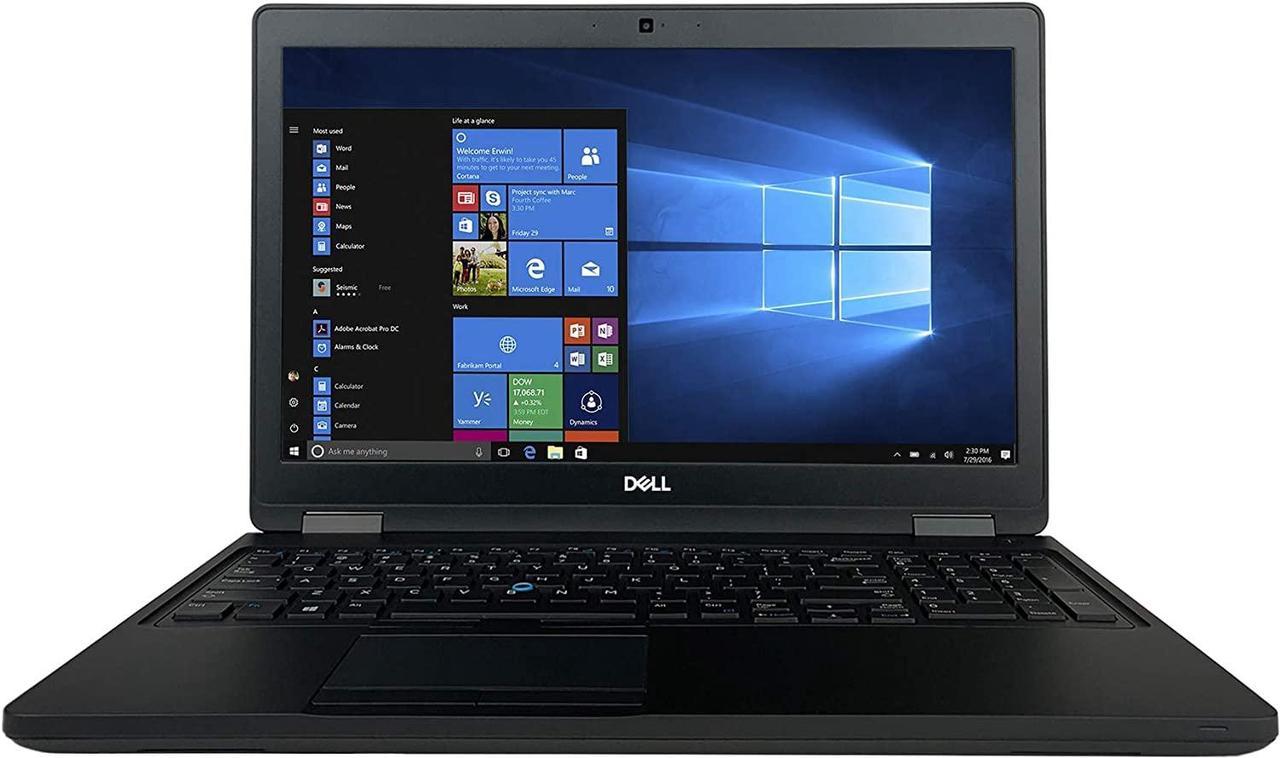 DELL Grade B Laptop Latitude Intel Core i5-6440HQ 8GB Memory 256 GB SSD Intel HD Graphics 530 15.6" Windows 10 Pro 64-bit 5580