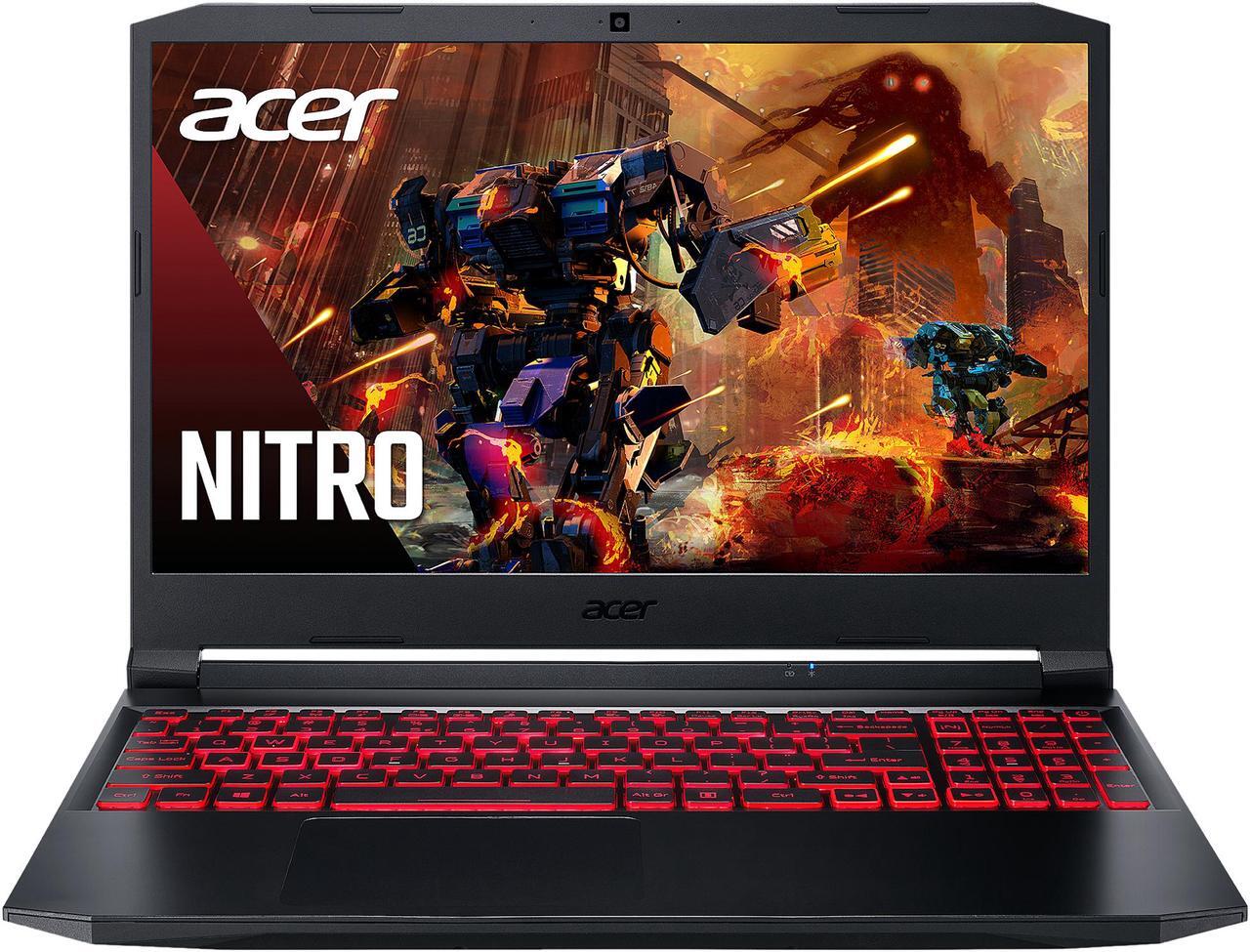 Main image of Acer Nitro 5 - 15.6" GeForce RTX 3050 Laptop GPU - Intel Core i5-11400H  - 16GB Memory - 512 GB NVMe SSD - Windows 11 Home 64-bit - Gaming Laptop - 144 Hz IPS (AN515-57-59F7 )