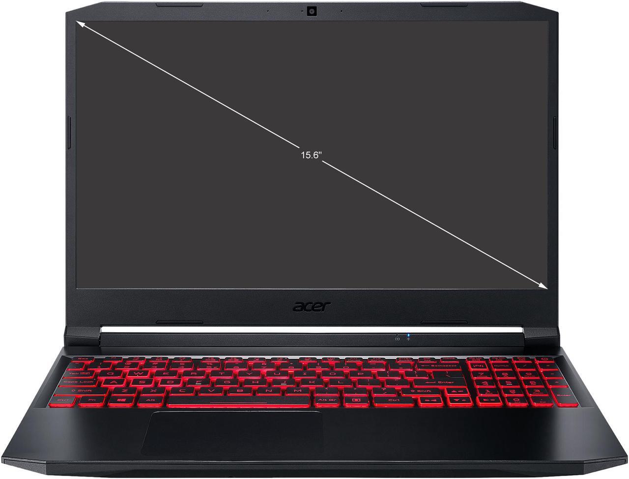Alt view image 2 of 9 - Acer Nitro 5 - 15.6" GeForce RTX 3050 Laptop GPU - Intel Core i5-11400H  - 16GB Memory - 512 GB NVMe SSD - Windows 11 Home 64-bit - Gaming Laptop - 144 Hz IPS (AN515-57-59F7 )