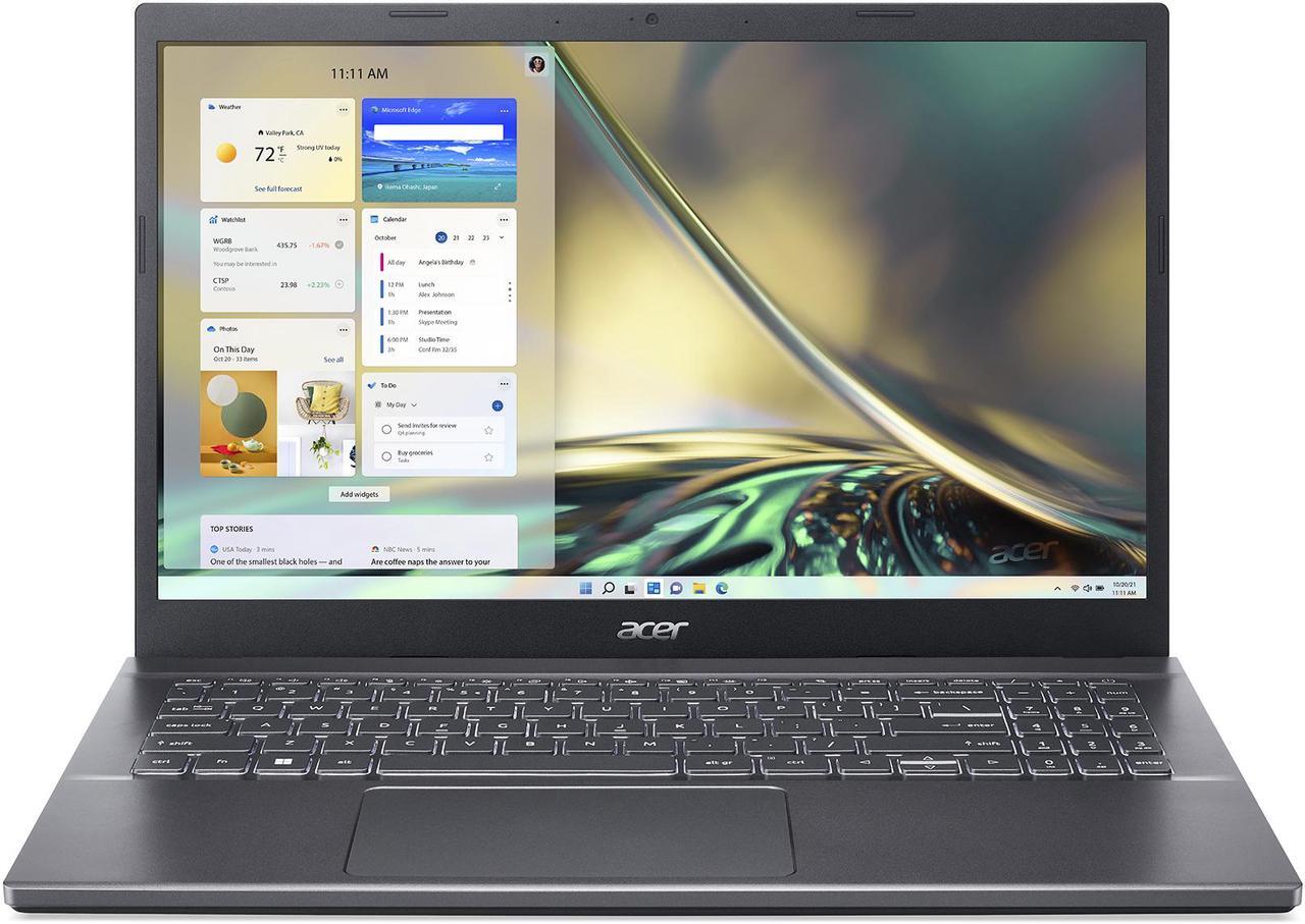 Alt view image 4 of 9 - Acer Laptop Aspire 5 Intel Core i5-1235U 8GB Memory 512 GB NVMe SSD Intel Iris Xe Graphics 15.6'' Non-Touch Screen Windows 11 Home 64-bit A515-57-53T2