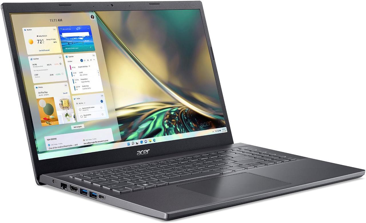 Main image of Acer Laptop Aspire 5 Intel Core i5-1235U 8GB Memory 512 GB NVMe SSD Intel Iris Xe Graphics 15.6'' Non-Touch Screen Windows 11 Home 64-bit A515-57-53T2