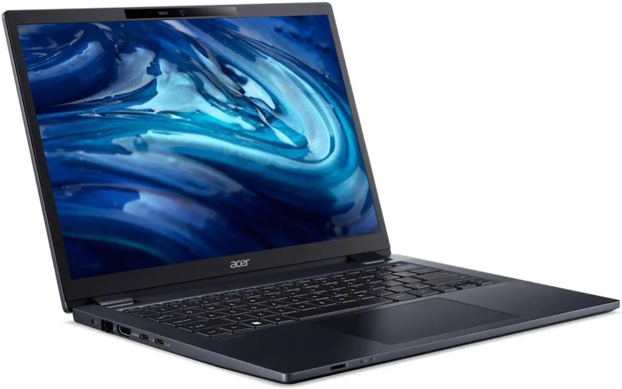 Alt view image 2 of 8 - Acer 14" Touchscreen TravelMate AMD Ryzen 5 Pro 6650U 16GB Memory 512 GB AMD Radeon 660M Windows 11 Pro Notebook