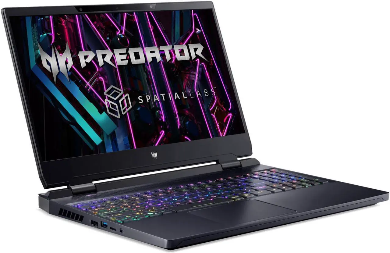Alt view image 2 of 10 - Acer Predator Helios 3D 15 SpatialLabs Edition - 15.6'' GeForce RTX 4080 Laptop GPU - Intel Core i9-13900HX - 32GB Memory - 2 TB PCIe SSD - Windows 11 Home - Gaming Laptop - 60 Hz (PH3D15-71-94PP )