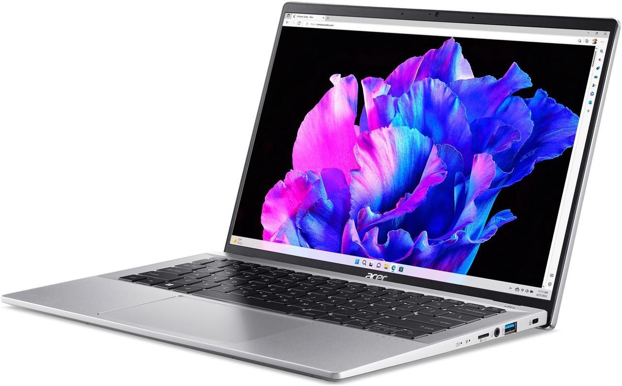 Alt view image 3 of 11 - Acer Swift Go 14 Intel Evo AI Ultra 7-155H Laptop 14" WUXGA (1920 x 1200) Multi-Touch 100% sRGB Display, Intel ARC Graphics 16GB LPDDR5X, 1TB PCIe Gen 4 SSD SFG14-72T-71Q