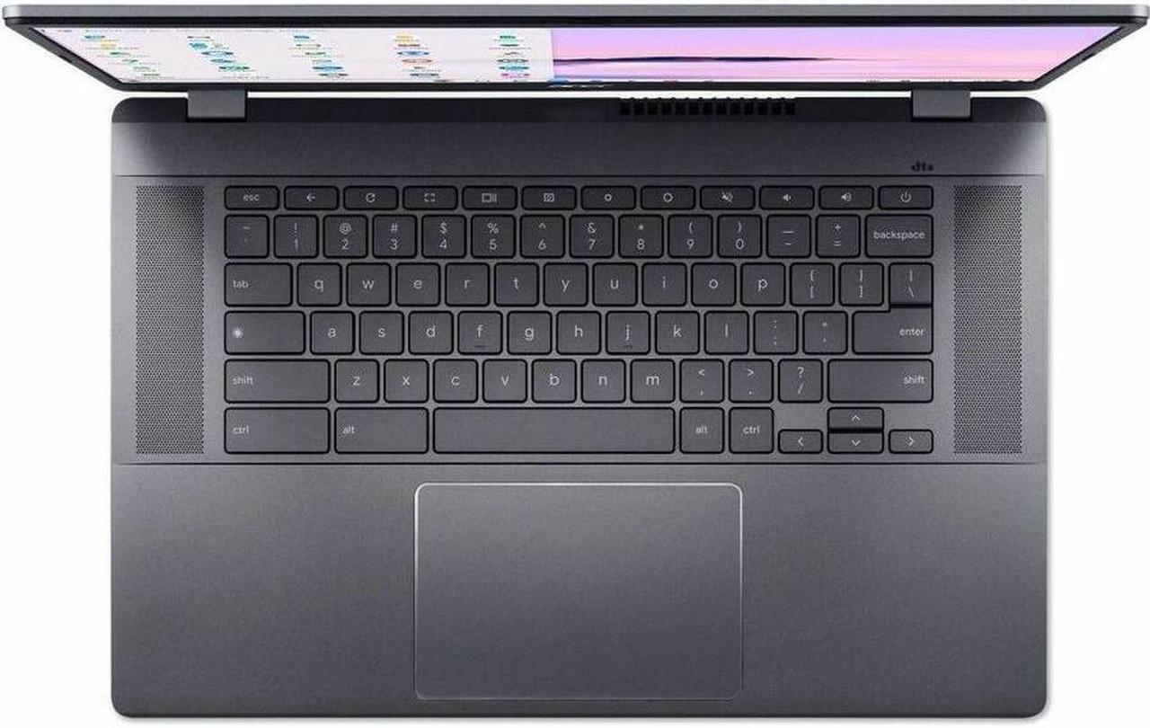 Alt view image 3 of 11 - Acer Chromebook Plus 515 CBE595-1T-58XN 15.6" Touchscreen Chromebook - Full HD - 1920 x 1080 - Intel Core i5 13th Gen i5-1335U Deca-core (10 Core) 1.30 GHz - 8 GB Total RAM - 256 GB SSD - Iron