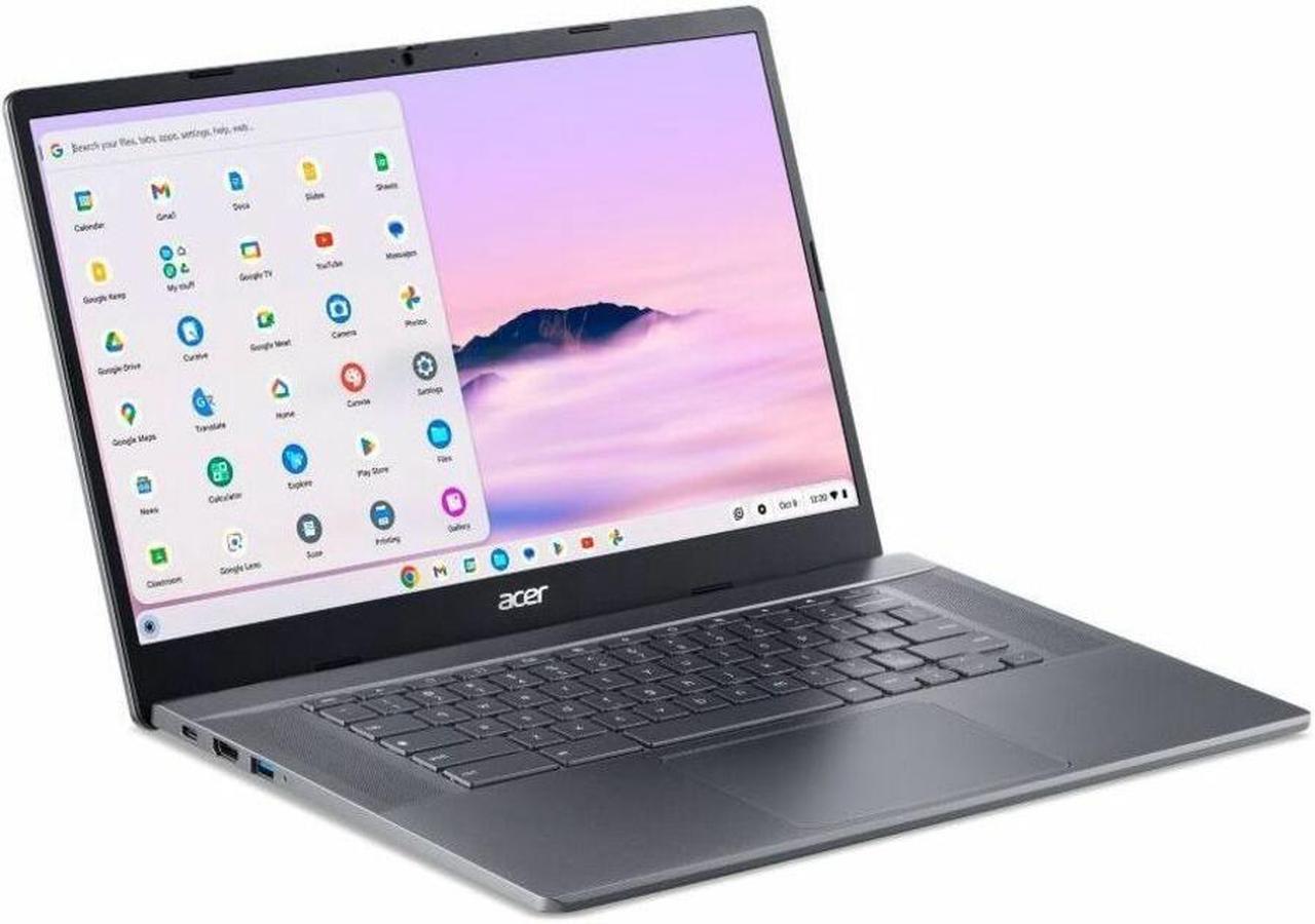 Alt view image 11 of 11 - Acer Chromebook Plus 515 CBE595-1T-58XN 15.6" Touchscreen Chromebook - Full HD - 1920 x 1080 - Intel Core i5 13th Gen i5-1335U Deca-core (10 Core) 1.30 GHz - 8 GB Total RAM - 256 GB SSD - Iron