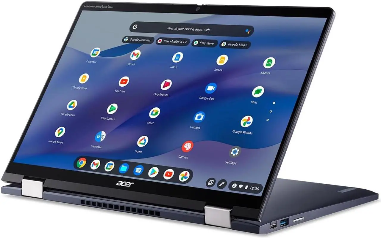 Alt view image 2 of 4 - Acer Chromebook Spin 714 CP714-2WN CP714-2WN-71AW 14" Touchscreen Convertible 2 in 1 Chromebook - WUXGA - Intel Core i7 13th Gen i7-1355U - 16 GB - 256 GB SSD - Steel Gray - Chrome OS NX.KLBAA.002