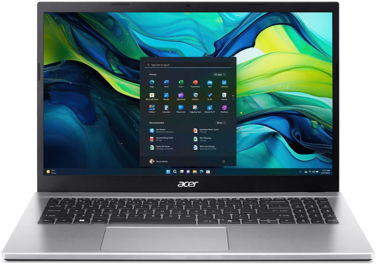 Alt view image 10 of 18 - Acer Aspire Go 15 15.6" AMD Ryzen 7 5825U Laptop 32GB DDR4 Memory 1TB PCIe Gen4 SSD, Windows 11 Home AG15-42P-R1R7