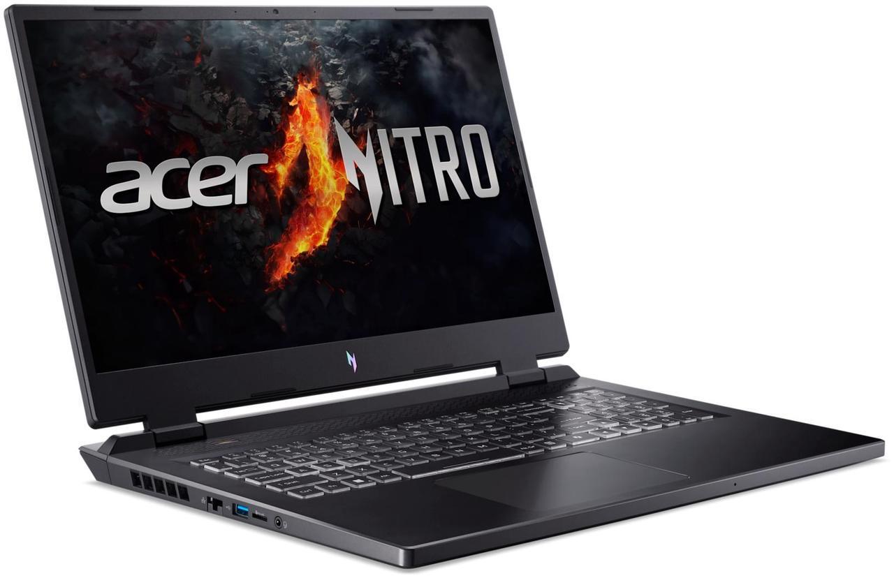 Alt view image 5 of 5 - Acer Nitro 17 - 17.3" Intel Core i7-14650HX GeForce RTX 4060 Laptop GPU - Up to 5.2GHz - 16 GB DDR5 Memory - 1 TB PCIe SSD - Windows 11 Home Gaming Laptop - 165 Hz IPS (AN17-72-734A )