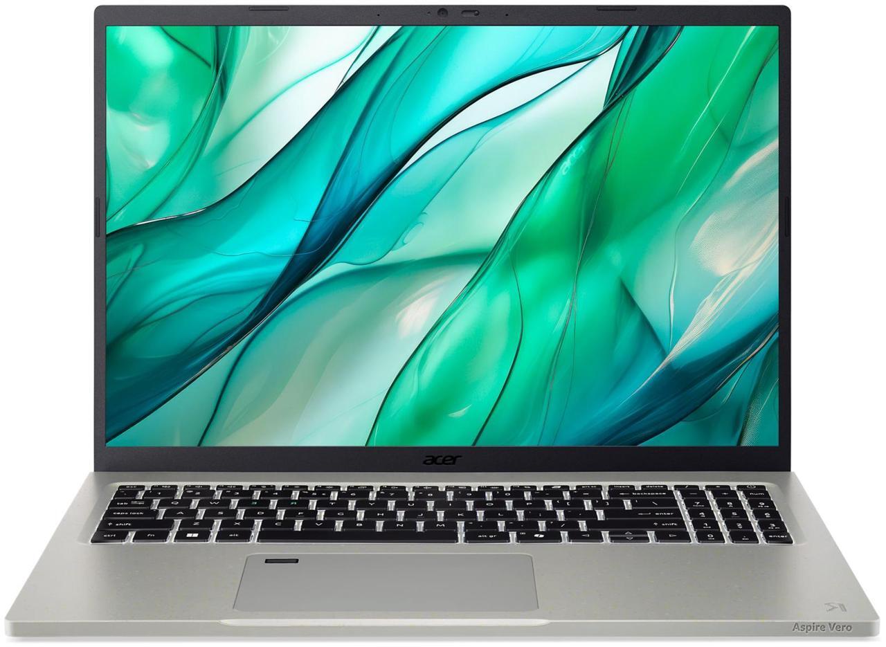 Alt view image 2 of 9 - Acer Aspire Vero 16 16" Touchscreen Intel Core Ultra 7 155U 16GB Memory 1TB PCIe Gen 4 SSD Intel Graphics Windows 11 Home AV16-51PT-74NR