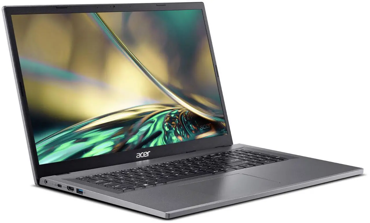Alt view image 2 of 10 - Acer Aspire 3  17.3" HD Intel Processor N100 8GB LPDDR5 128GB eMMC Windows 11 Home in S mode A317-55P-C0NX