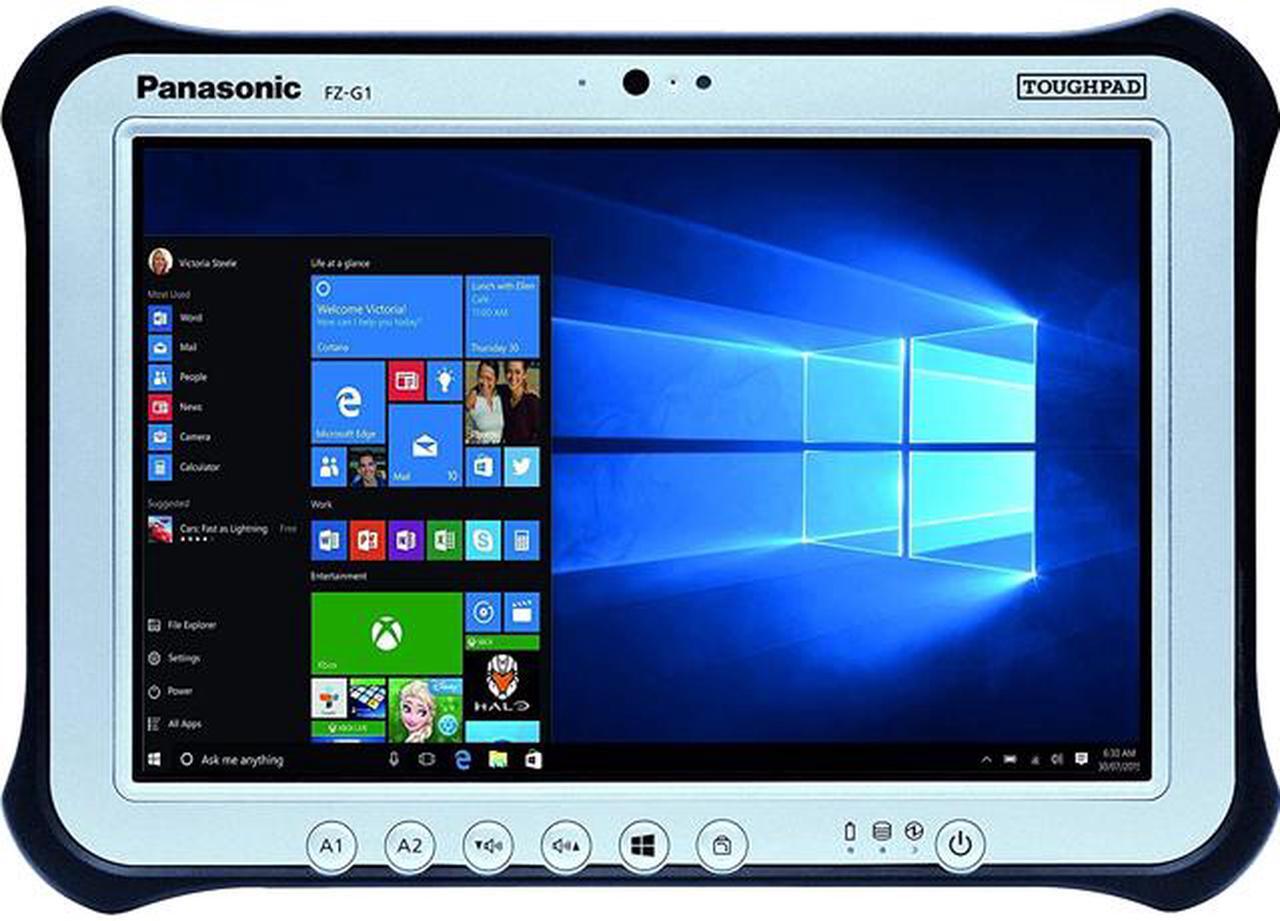 Main image of Panasonic Toughpad FZ-G1 MK5 FZ-G1W3127VA Intel Core i5 7th Gen 7300U (2.60GHz) 8GB Memory 256GB SSD 10.1" 1920 x 1200 Fully Rugged Tablet PC Windows 10 Pro