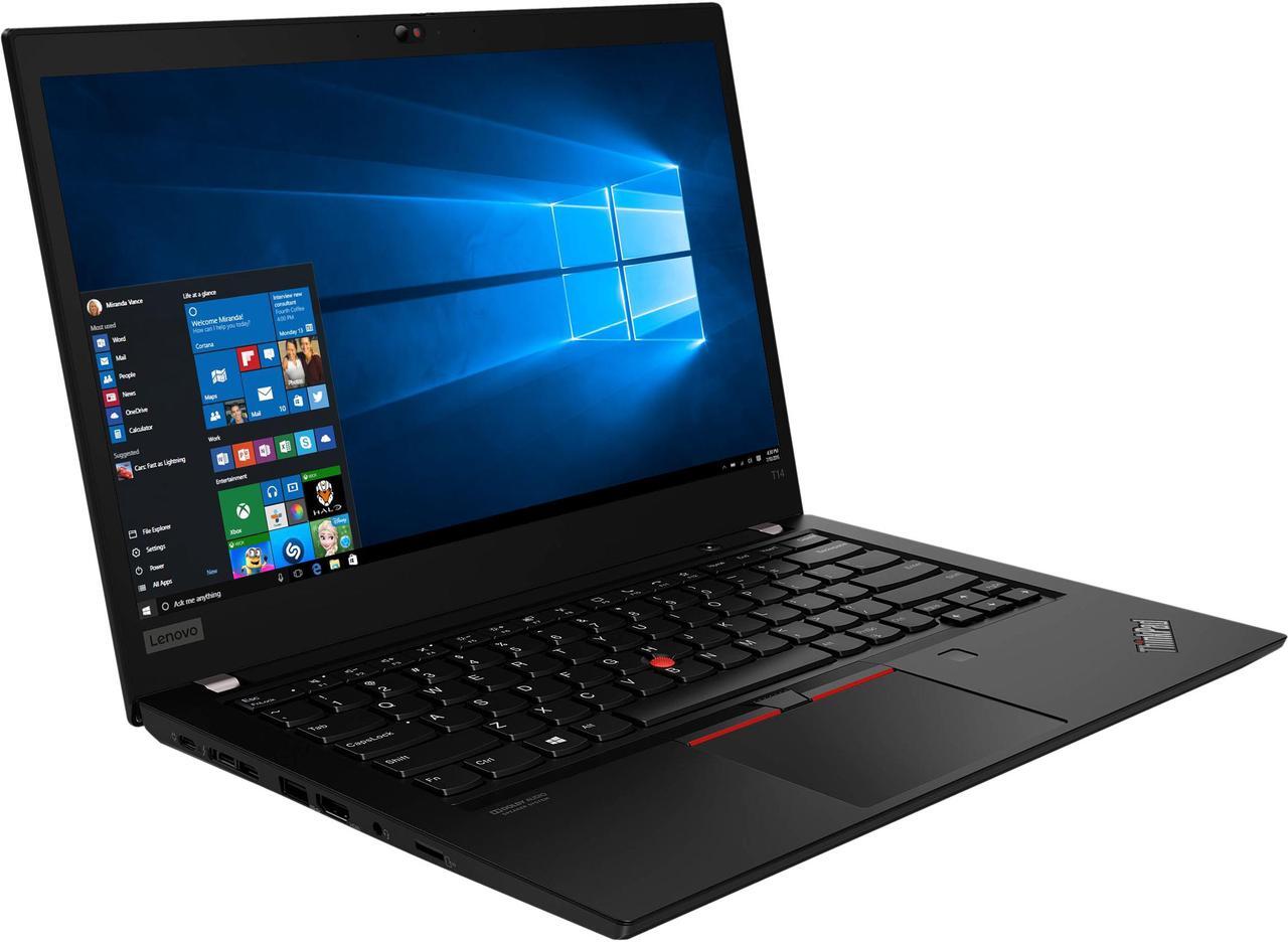 Main image of Lenovo Laptop ThinkPad Intel Core i5-10210U 16GB Memory 256 GB SSD Intel UHD Graphics 14.0" Non-Touch Screen Windows 10 Pro T14
