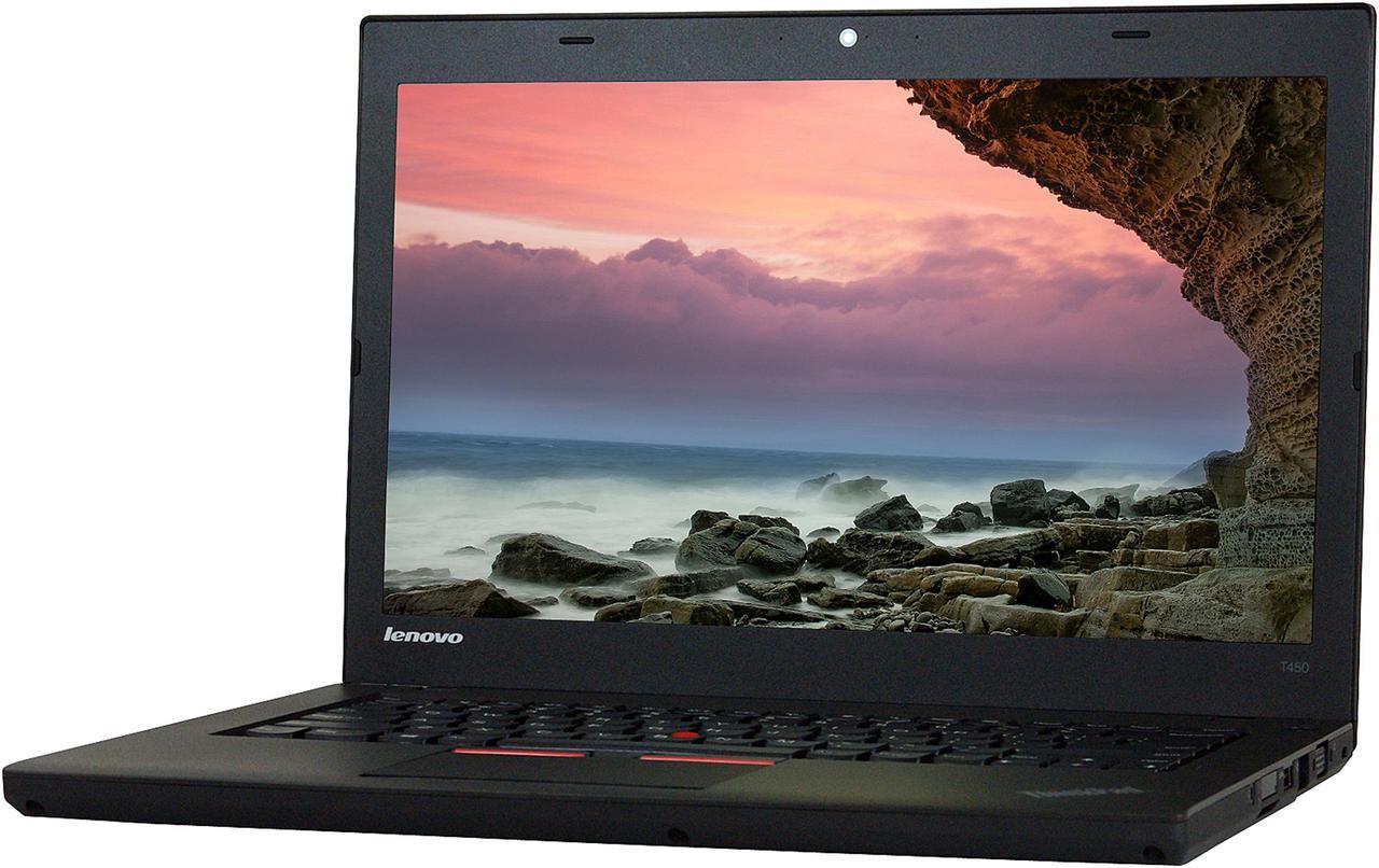 Lenovo Grade B Laptop Intel Core i5-5300U 8GB Memory 250 GB SSD Intel HD Graphics 5500 14.0" Windows 10 Pro 64-bit T450